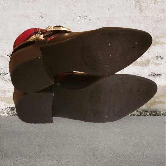 Women PU/TEXT Leather Coated Ankle Boots By Betsy Johnson Size 6.5M - Picture 10 of 10